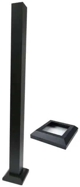 3 aluminum post with base commercial