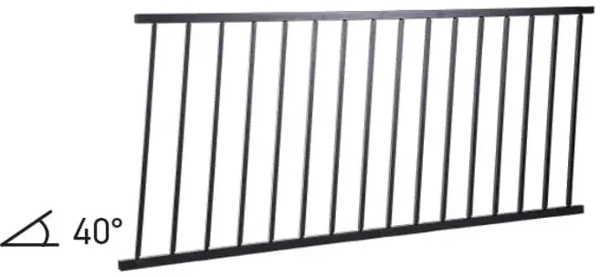 6 foot traditinal adjustable stair panel