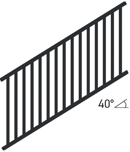 6 traditional adjustable railing panel