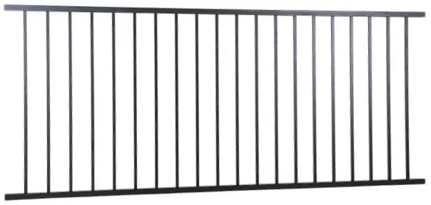 8 foot traditional railing panel