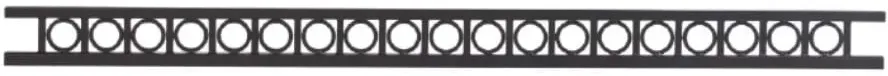 8 ring top aluminum top panel