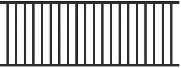 8 traditional railing panel