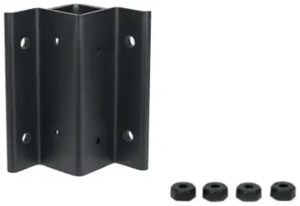 fascia mount bracket 2 inch inside corner