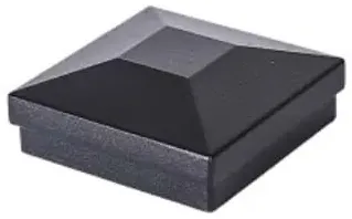 flat pyramid post cap 3 inch