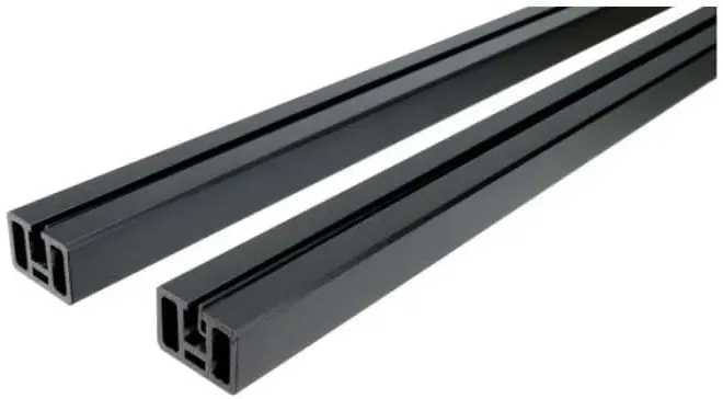 full glass panel top and bottom rails