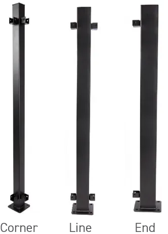steel post brackets 2