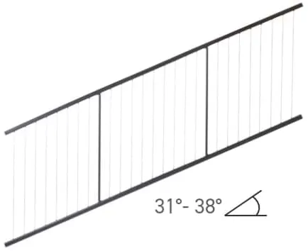 v series panel stair